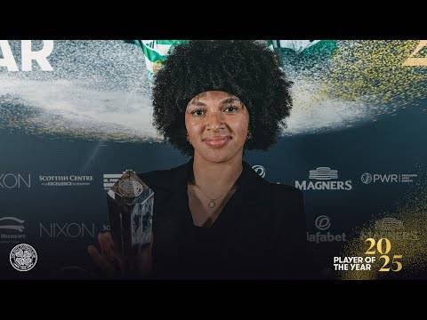CelticFC 2025 POTY Awards | Women’s Players’ Player of the Year, Celya Barclais (04/05/25)