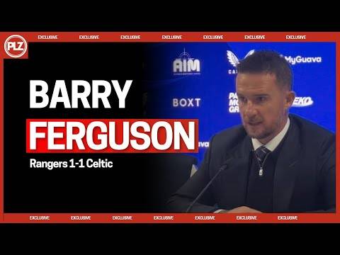 Full Barry Ferguson Post Match Press Conference | Rangers 1-1 Celtic