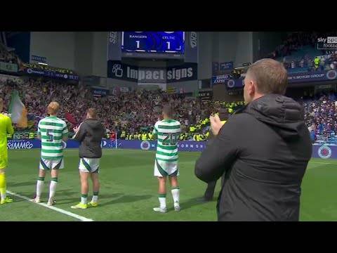 Rangers 1-1 Celtic | Full Time Scenes