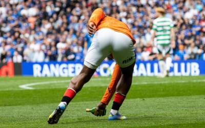 Rangers-Celtic glass bottle incident gets stern response as tifo display condemned