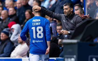 Vaclav Cerny Rangers-Celtic fury addressed by firm Barry Ferguson as winger told what he needs to do