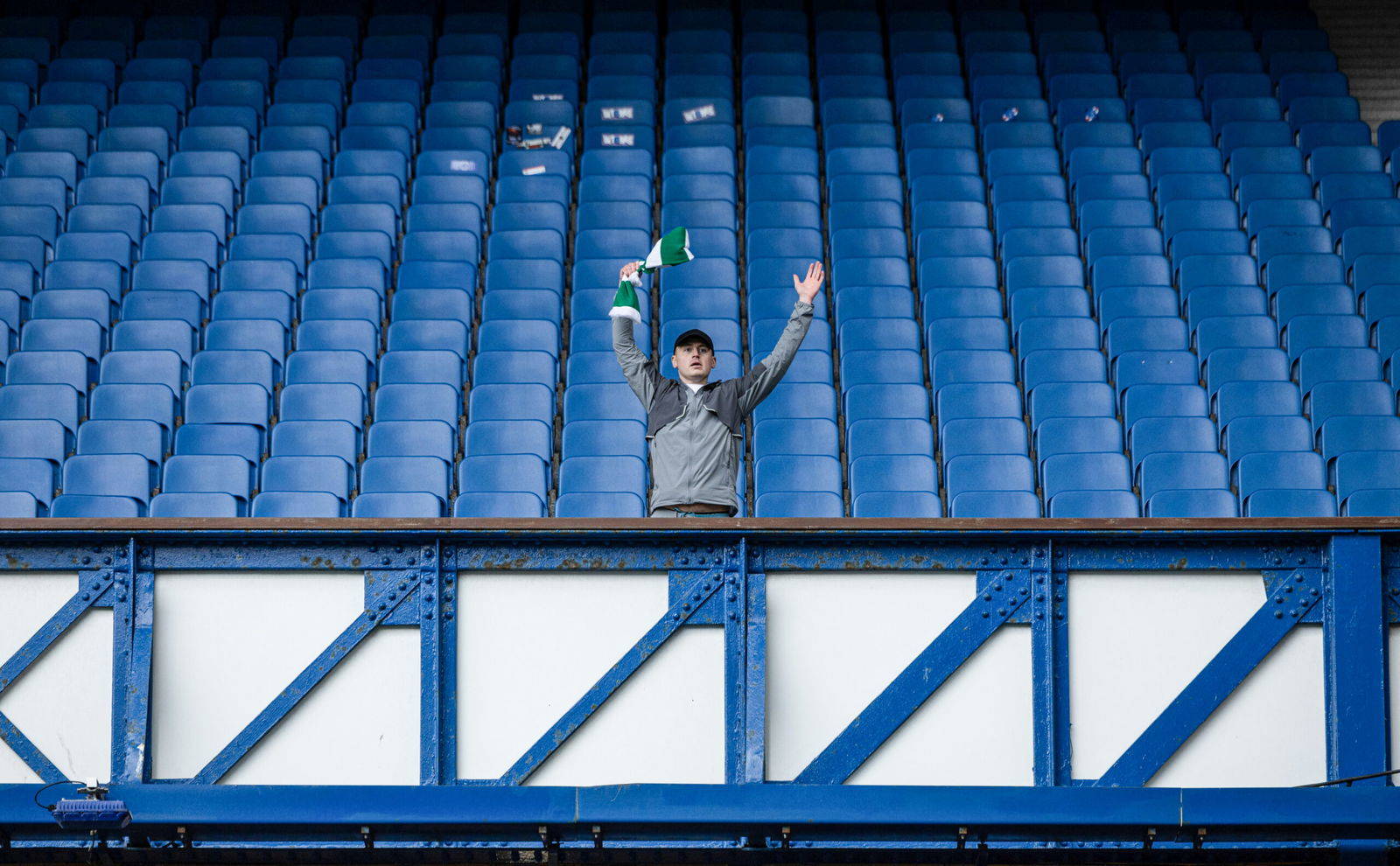 Deep undercover- watch the undercover Celtic fan defy the odds at Ibrox
