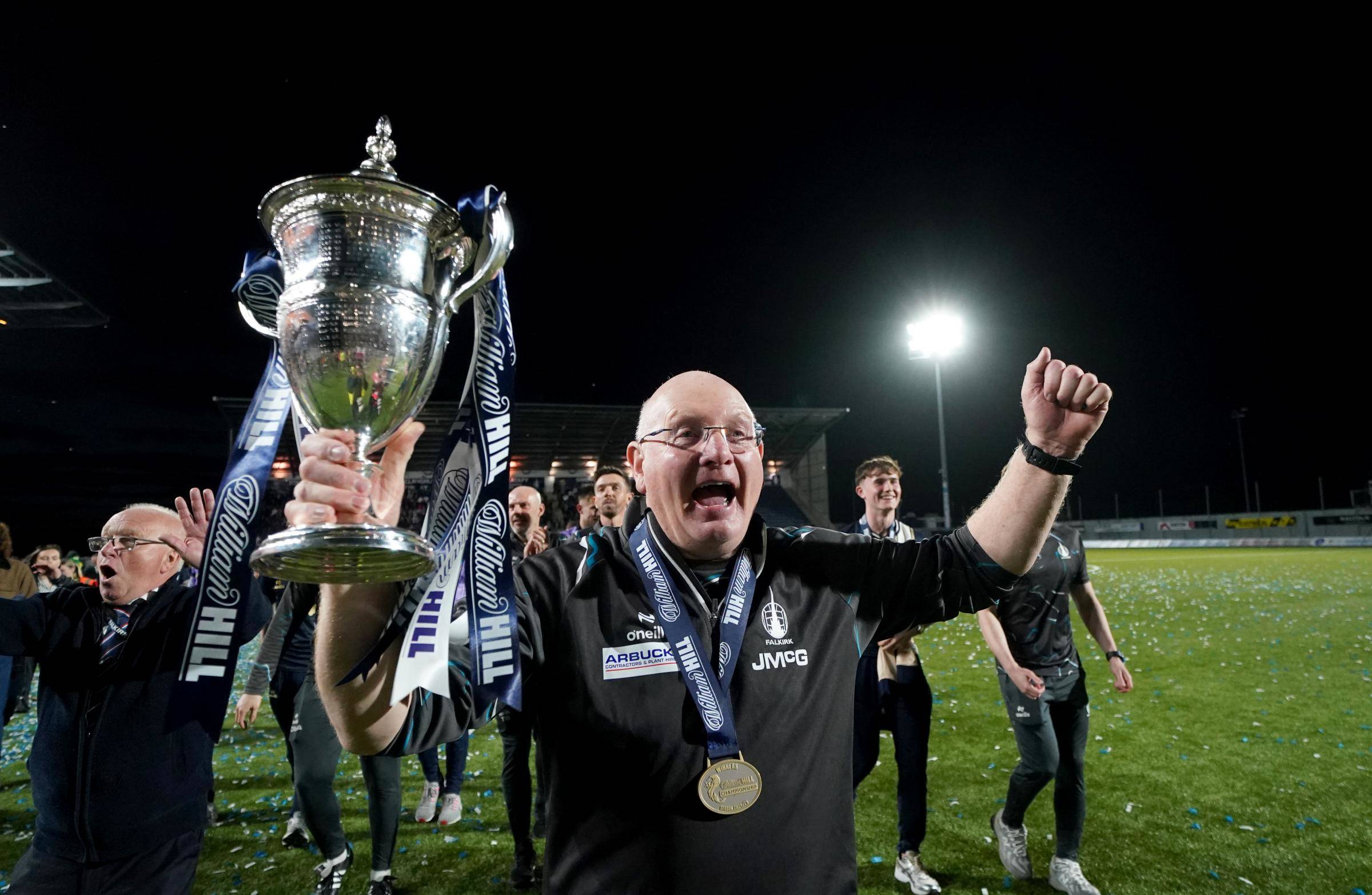 John McGlynn reveals classy Brendan Rodgers text after Falkirk promotion