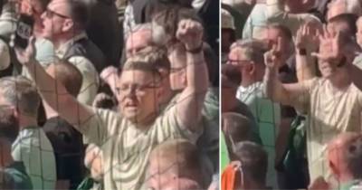 Police probe sick Celtic fan caught mocking Rangers rivals with vile Ibrox disaster taunt
