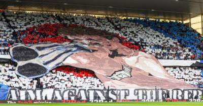 Union Bears cash in on Rangers ‘rebel scum’ shotgun banner as ultras drink in ‘priceless national meltdown’