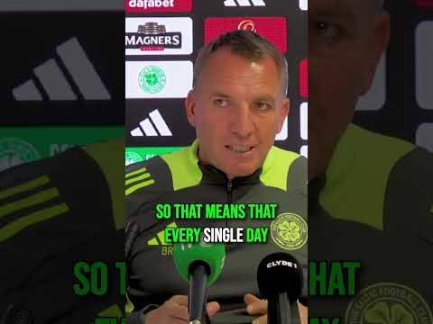 We ask Brendan Rodgers about the winning mentality at Celtic