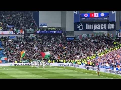 Wild Celtic End Scenes After Adam Idah Goal &ndash; Simply The Best | Rangers 1-1 Celtic