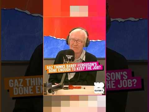 Despite his record at Ibrox, Gaz still thinks Barry Ferguson’s the man to lead Rangers...