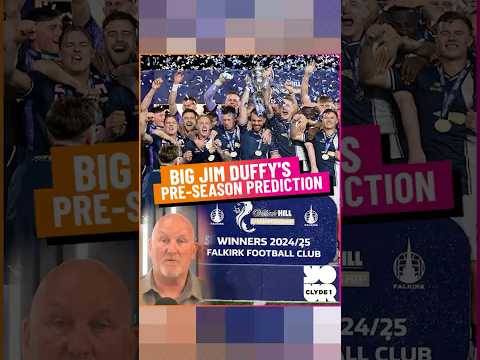 Jim Duffy predicted Falkirk’s Championship glory from the very start, nice one Jim!