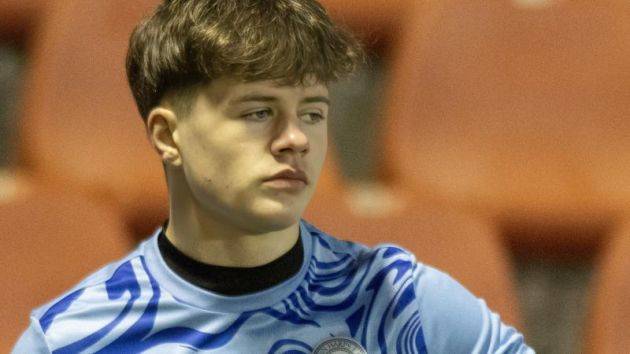 Finn Harps starlet at Lennoxtown amid Celtic transfer talk