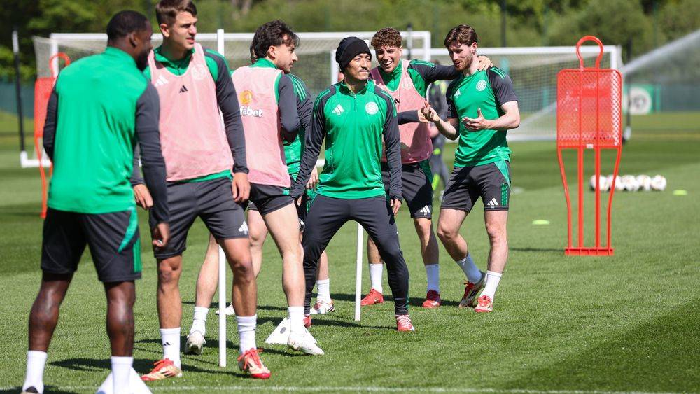 Training Gallery: Celtic v Hibernian