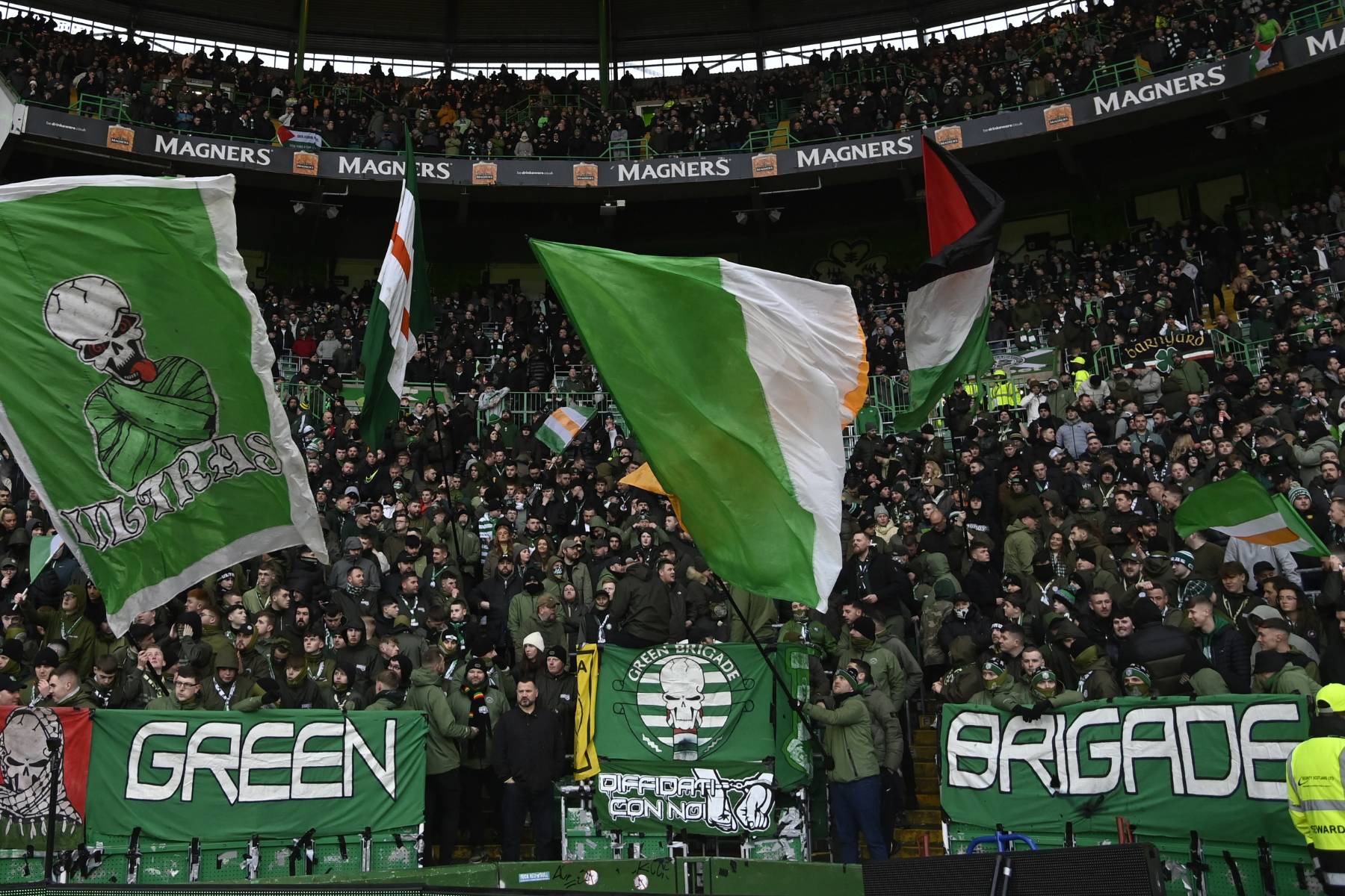 Green Brigade defy Celtic Park tifo ban as clear message sent to ‘out of touch’ board