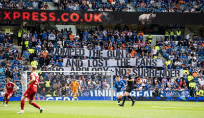 Ibrox fans turn on blundering CEO Paddy Stewart