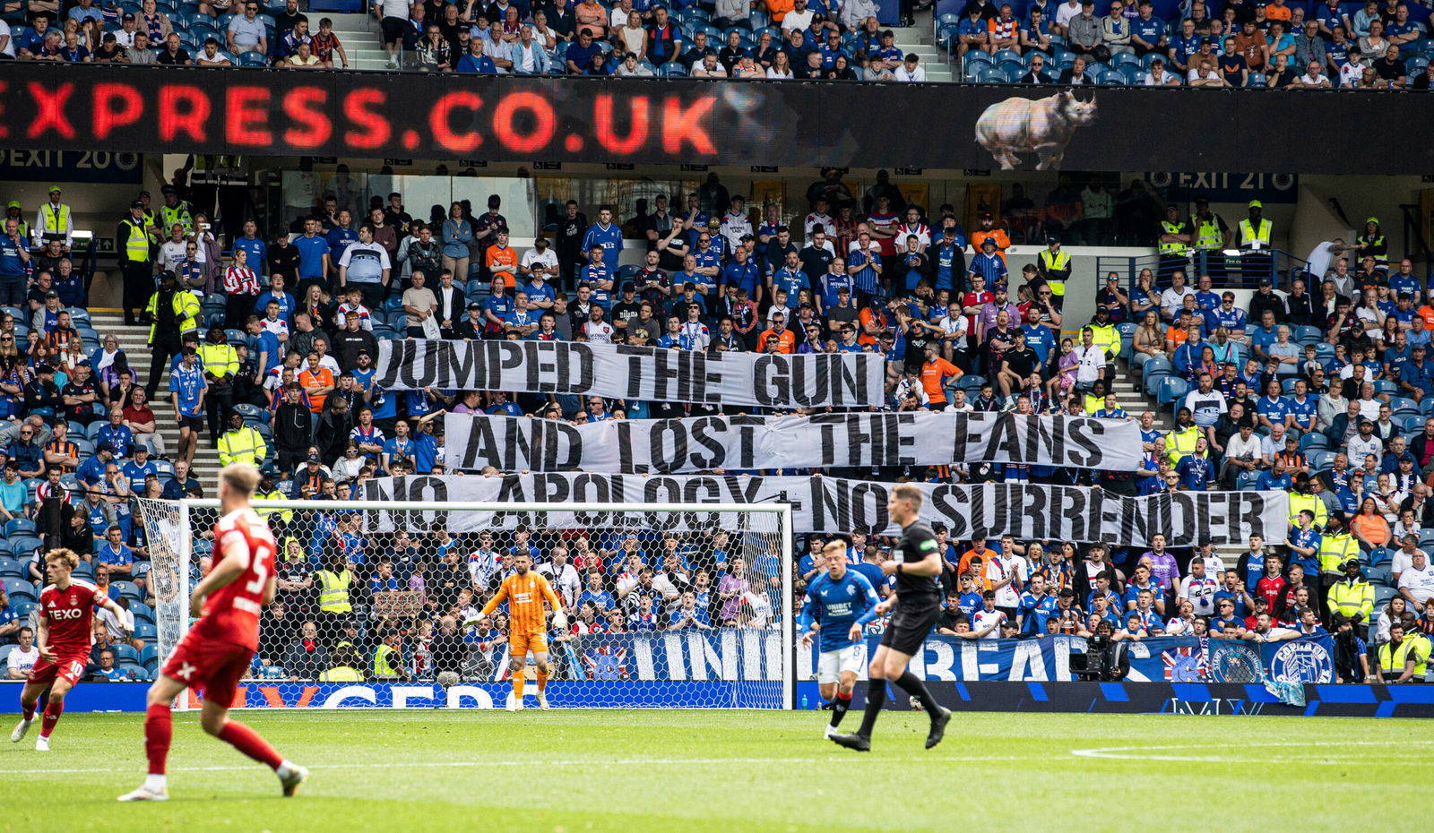 Ibrox fans turn on blundering CEO Paddy Stewart