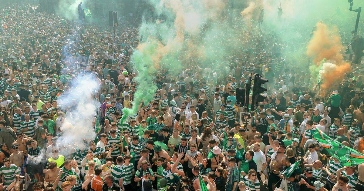Celtic title party to clash with Orange Walk in Glasgow