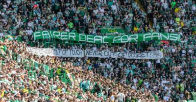 Celtic ultras join forces with rival fans in banner protests against soaring SPFL ticket prices