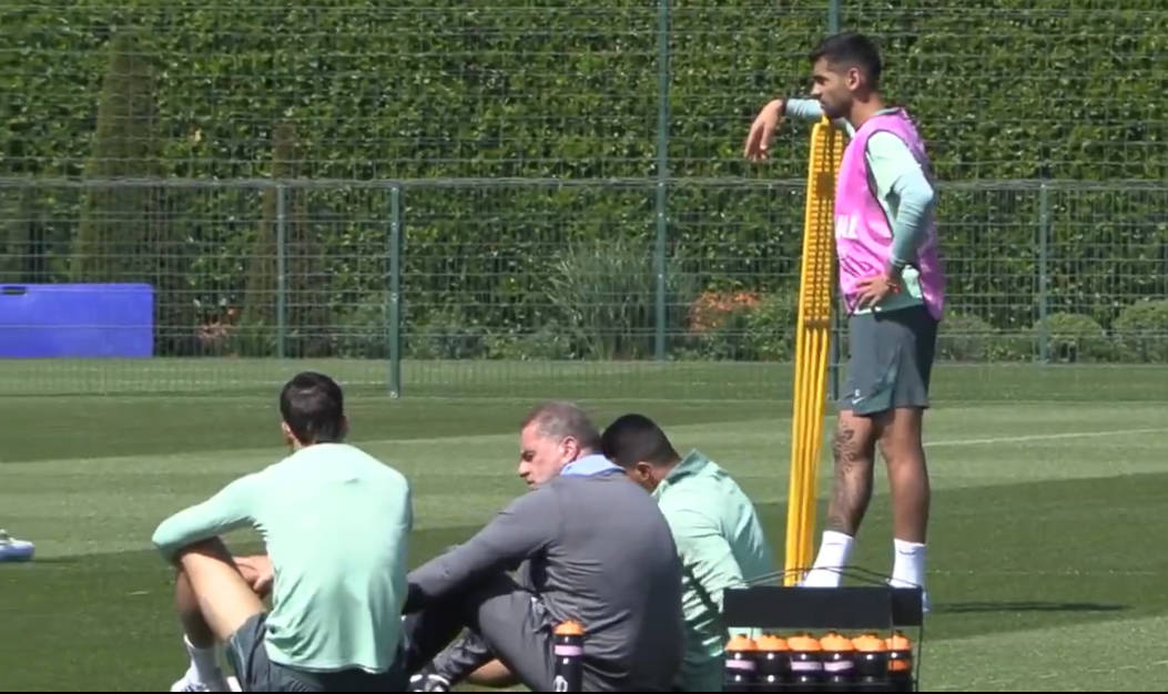 Watch wholesome moment ex-Celtic boss Postecoglou breaks character in training