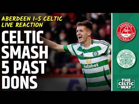 Aberdeen 1-5 Celtic: LIVE reaction as Johnny Kenny, Maik Nawrocki and more shine vs Dons