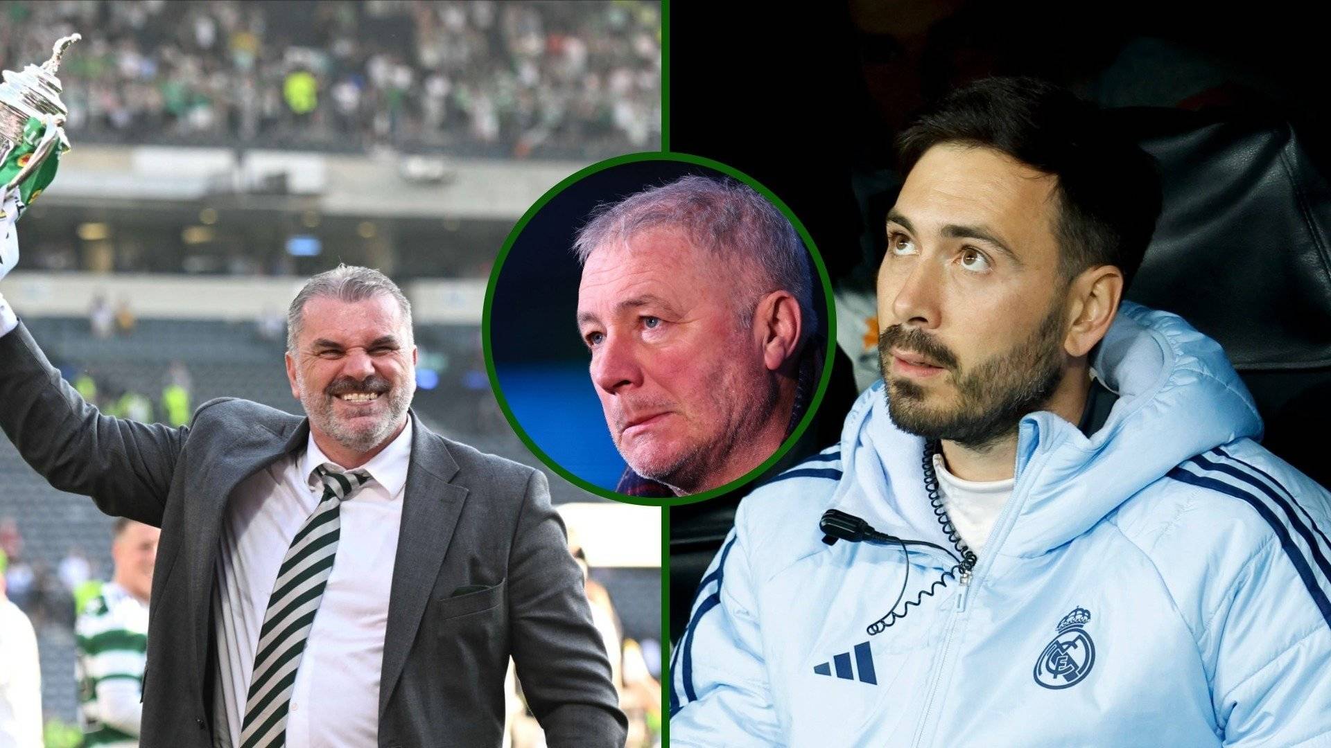 Ally McCoist’s laughable comparison of Celtic hero Ange Postecoglou and Rangers-linked Davide Ancelotti
