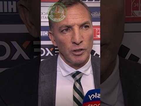 Brendan Rodgers pre Match interview Aberdeen / Celtic