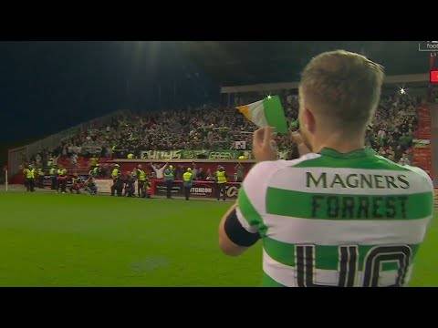 FULL TIME SCENES Led By James Forrest | Aberdeen 1-5 Celtic
