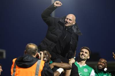 Hibs complete the improbable mission: their hero, supporting Celtic and St Mirren’s charge