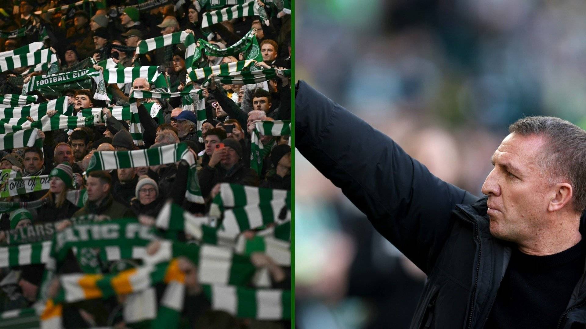 Brendan Rodgers sends message to Celtic fans after witnessing class full time scenes at Aberdeen