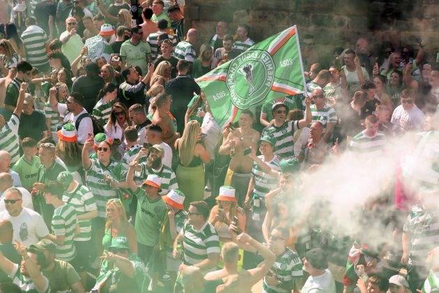 “The sun’s shining, these are real Celtic days, and that’s what we love,’ Brendan Rodgers
