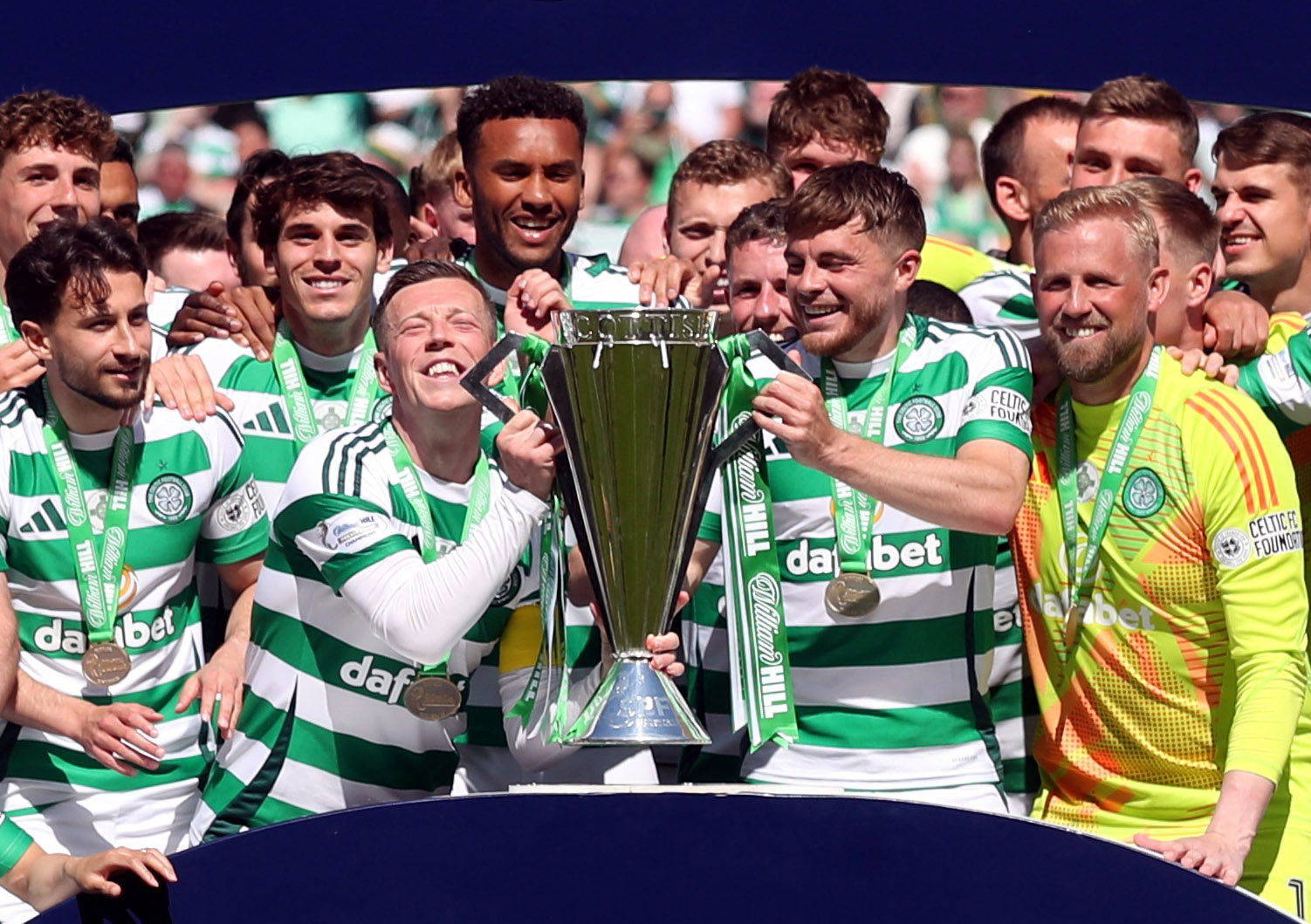 Celtic Celebrate 55th League Title with Minecraft Tribute