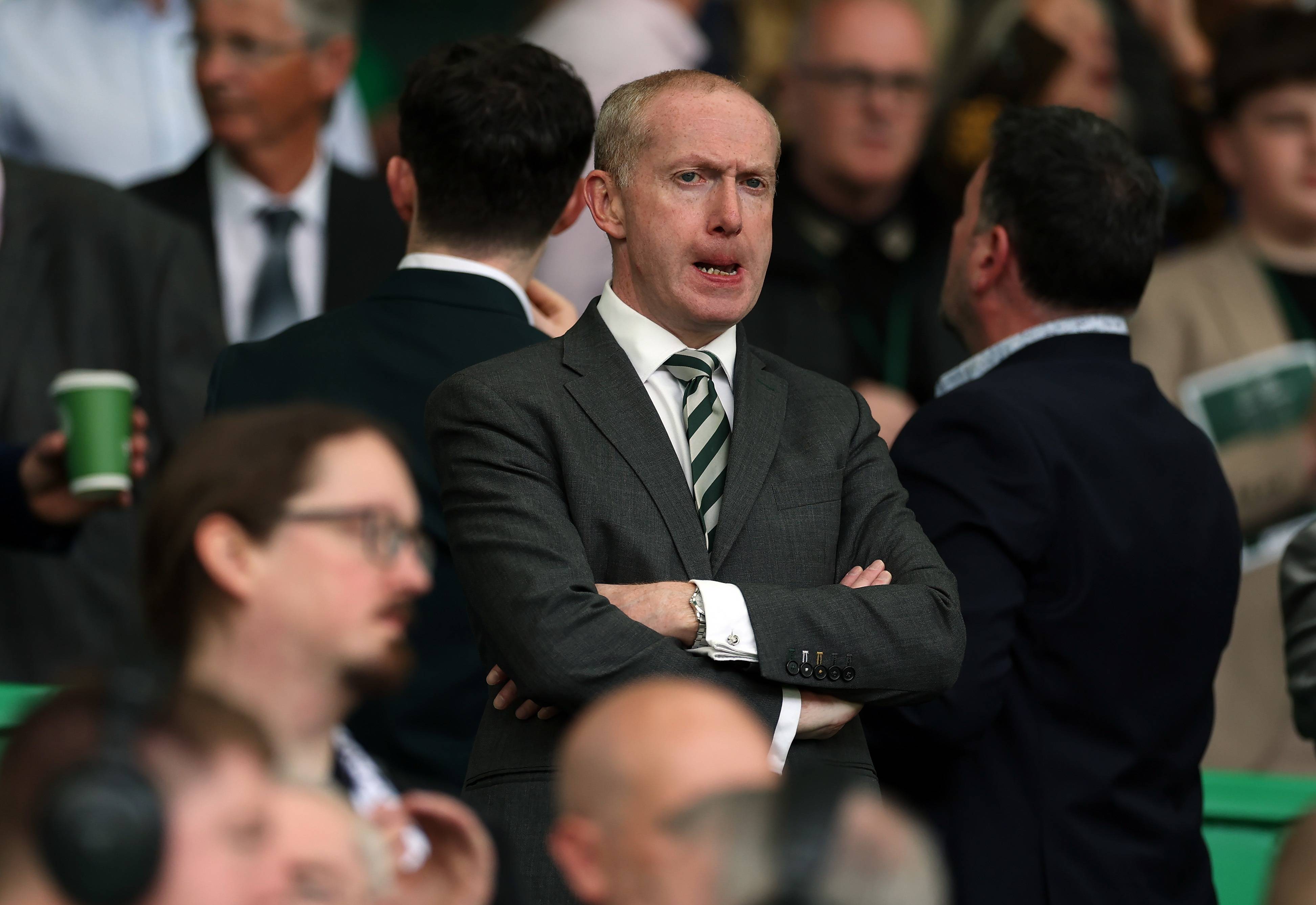 Green Brigade slam Celtic CEO Michael Nicholson as they unfurl banner amid Trophy Day tifo ban