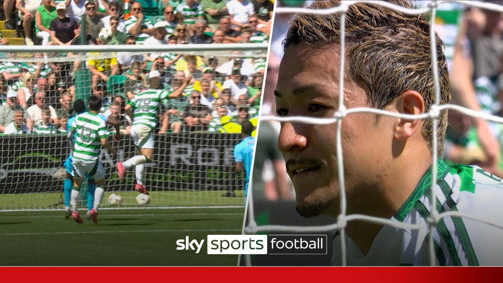 ‘He should be scoring!’ | Maeda makes huge miss against St Mirren