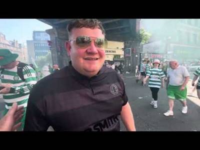 Celtic fans take over GLASGOW