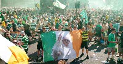 Celtic title party ends in nine arrests after fans gathered in Glasgow