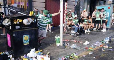 Celtic title party revellers blasted over chaos and destruction in Glasgow