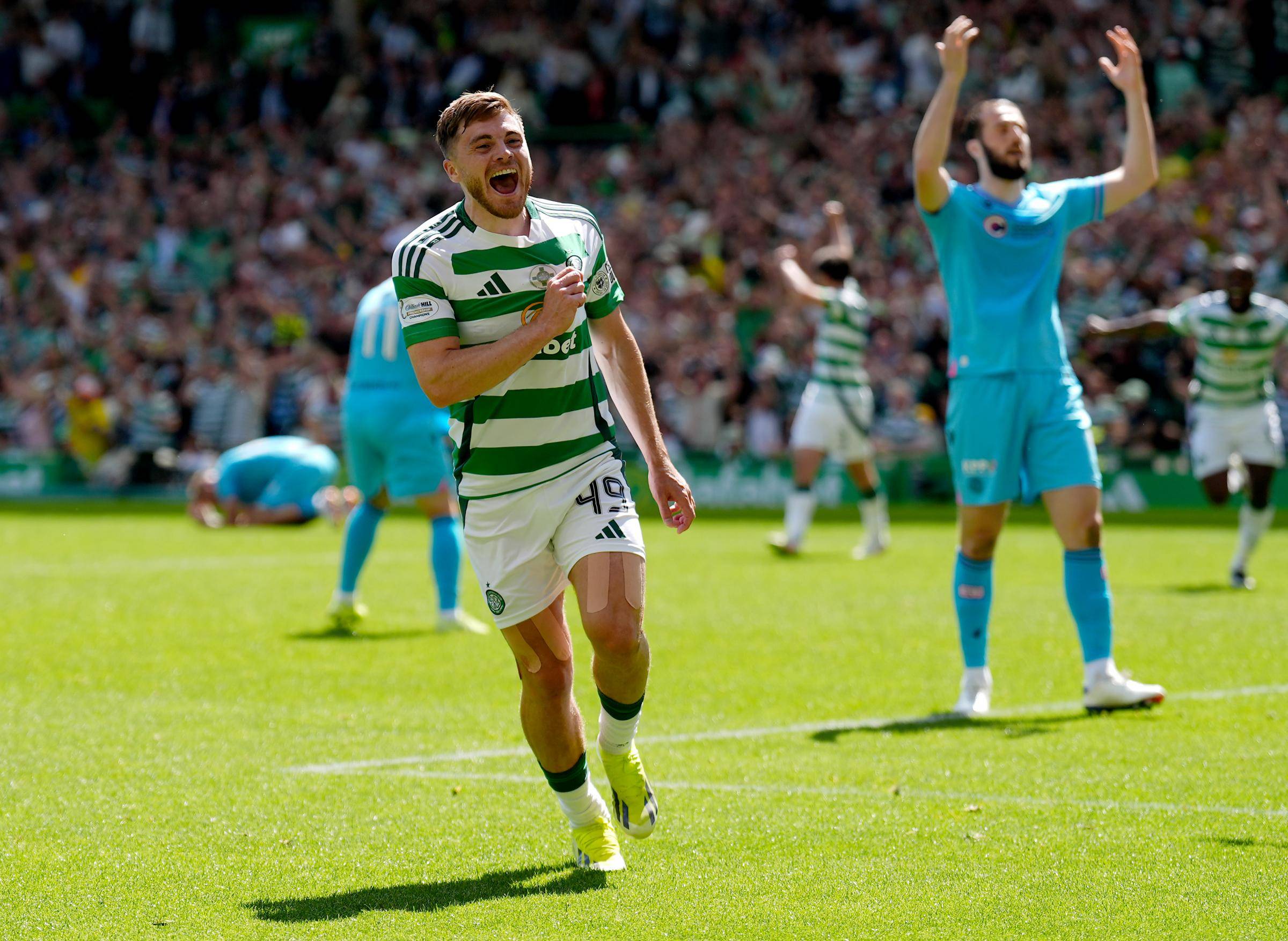 Pundits say the same thing about the Celtic roar for James Forrest’s trophy day goal