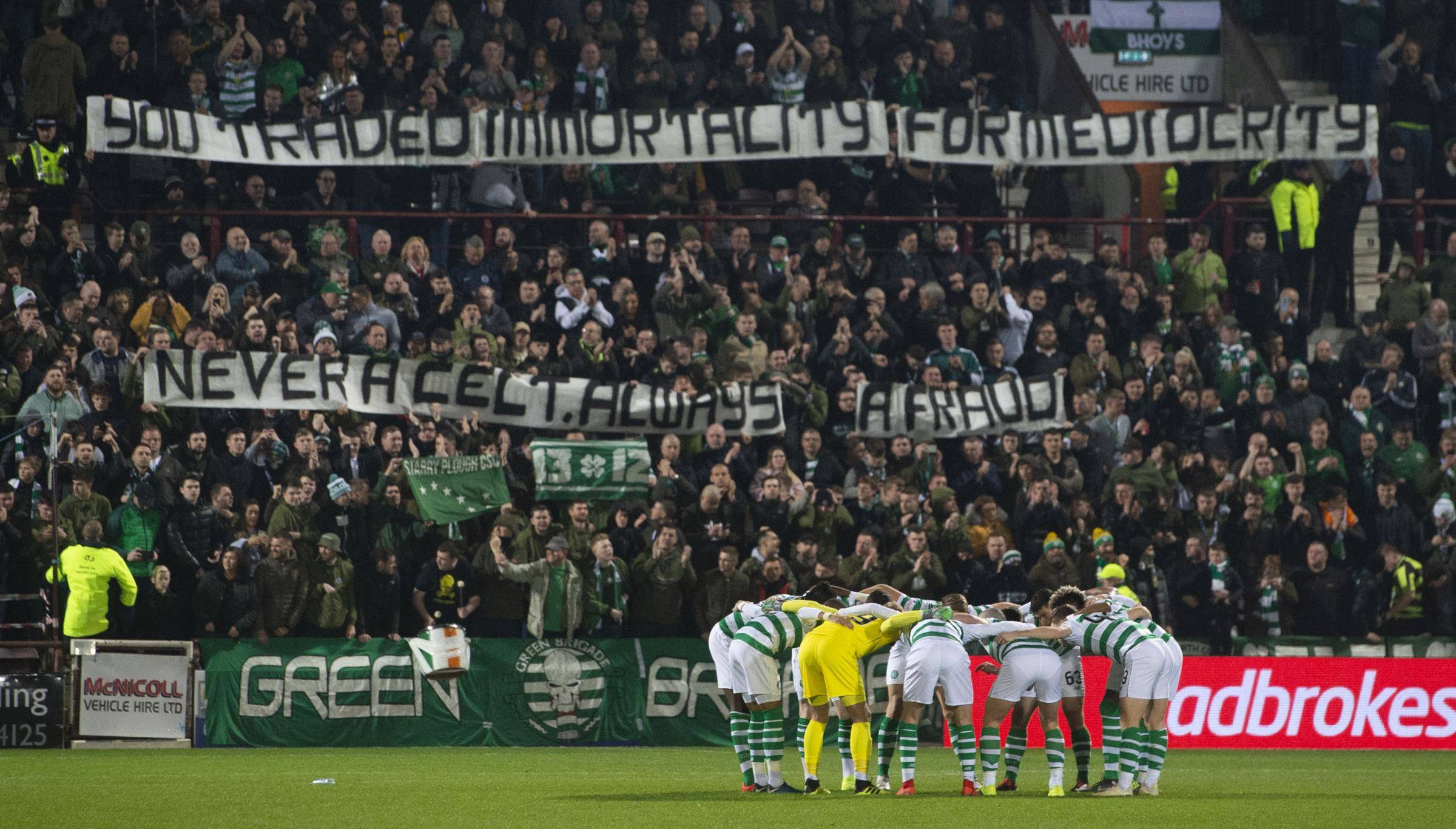Why Brendan Rodgers brought up infamous Celtic banner on trophy day