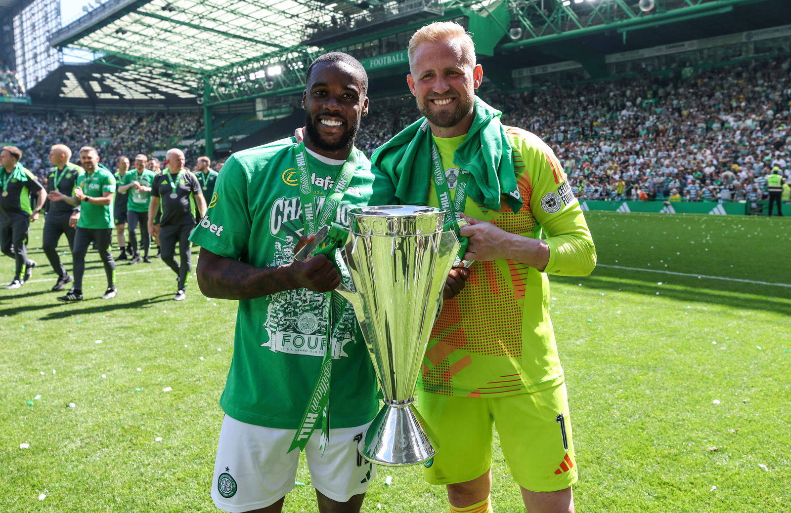 Celtic defender picks up two winners medals on the same day!