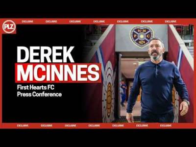 Derek McInnes FIRST PRESS CONFERENCE as Hearts manager!