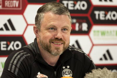 Jimmy Thelin will need do a lot more than just say his Aberdeen side won’t fear Celtic in the Scottish Cup final