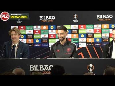 Amorim, Fernandes and Maguire Press Conference | Tottenham vs Man United Europa League Final!
