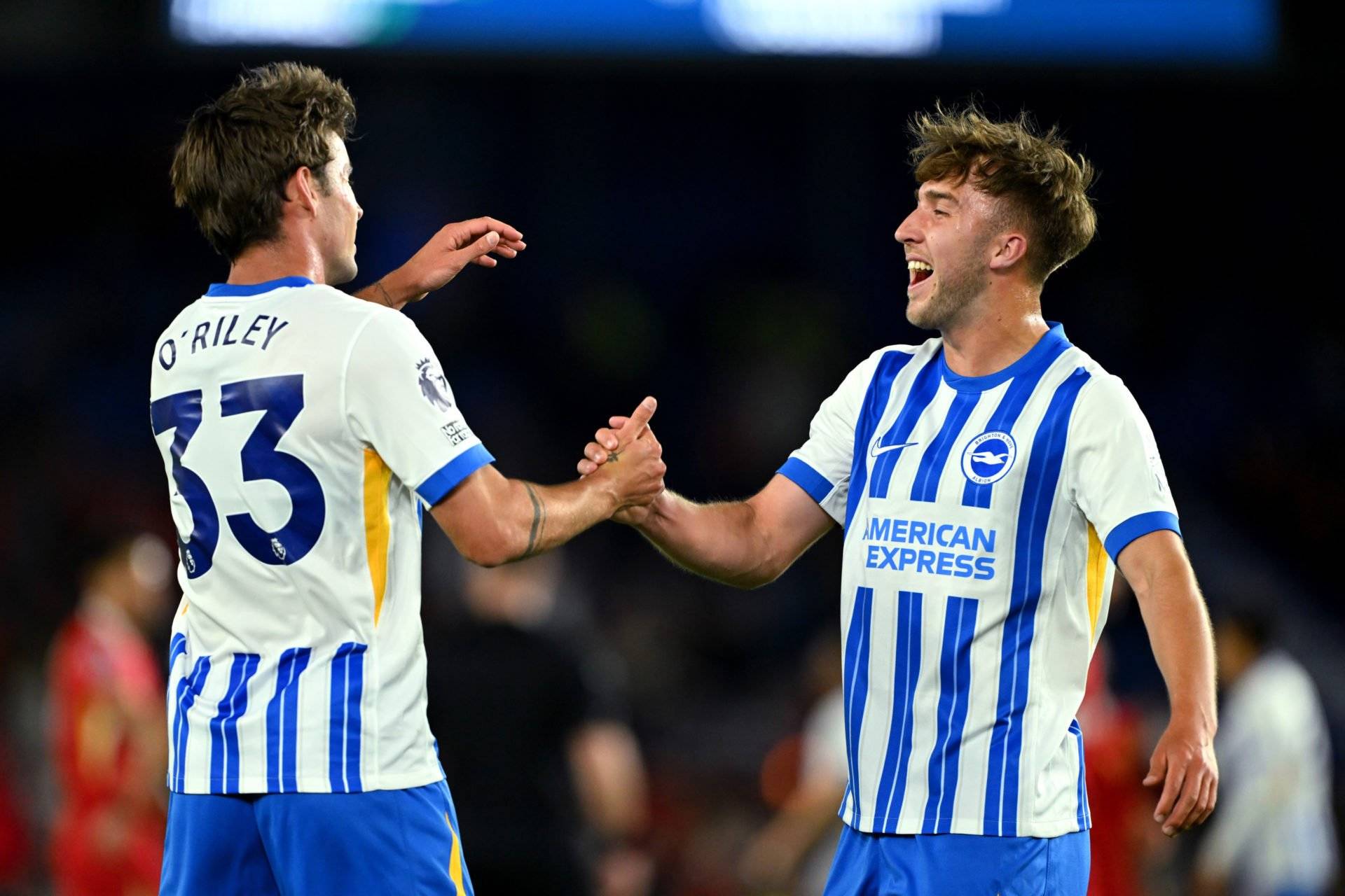 Brighton fans send a message to their club after what Celtic hero Matt O’Riley did vs Liverpool