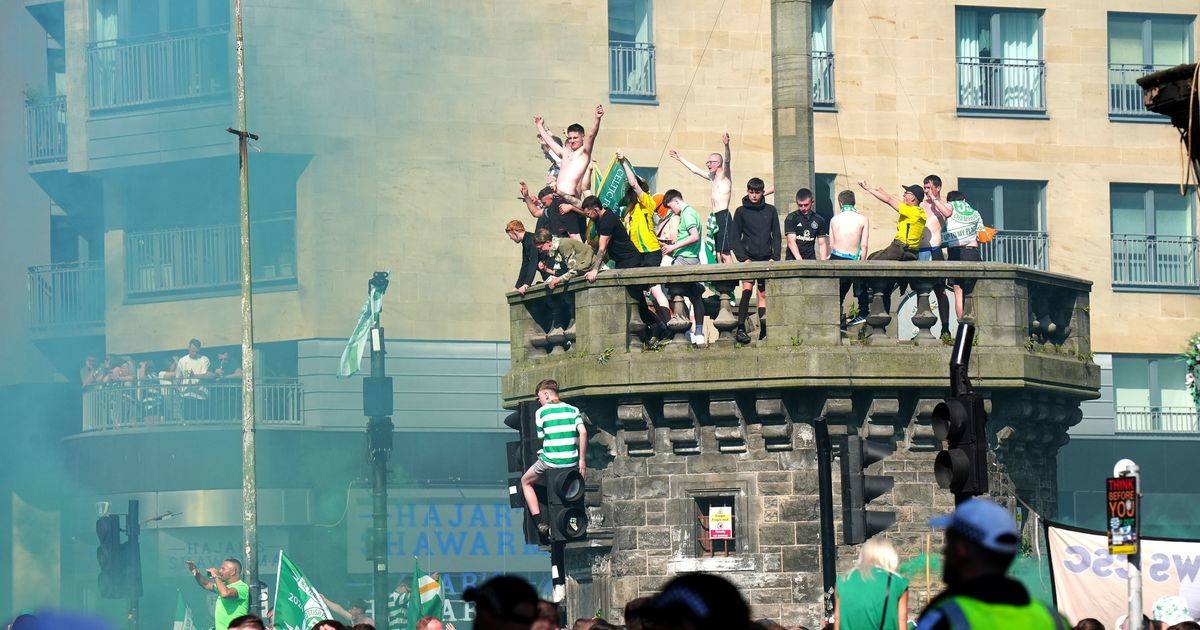 Celtic Trongate title party arrest numbers rise to 20 people after fan chaos