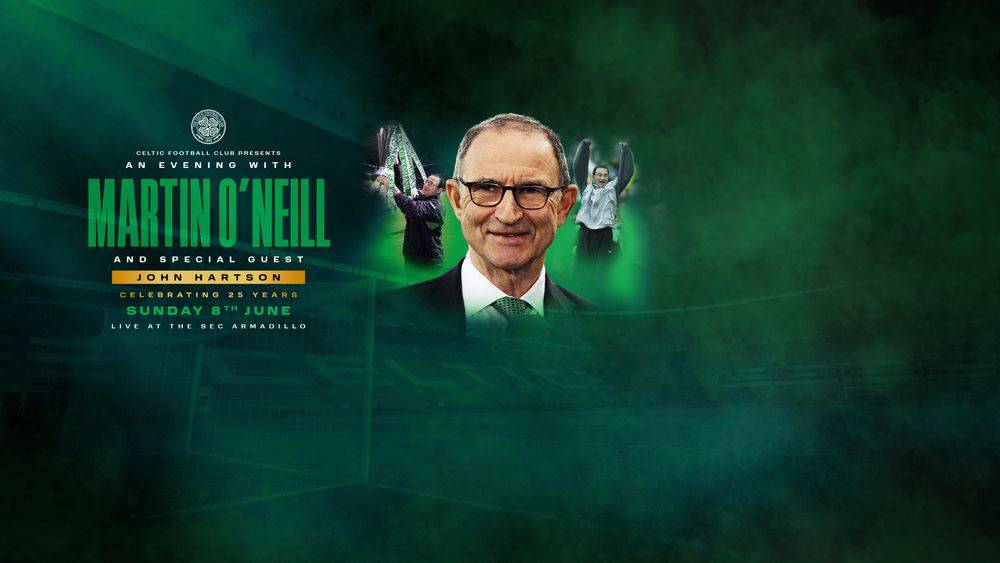 John Hartson joins as a guest for An Evening with Martin O’Neill