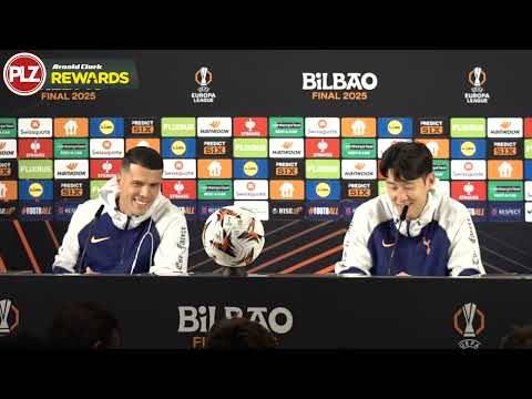 Pedro Porro and Son Heung-min Press Conference | Tottenham vs Man United Europa League Final!
