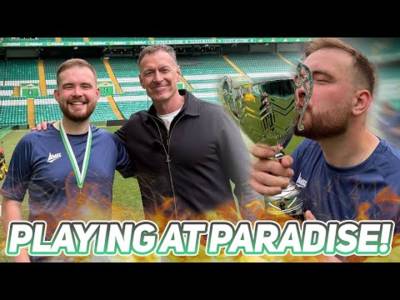 I played at Celtic Park and dropped a STINKER. and Kris Boyd was my MANAGER!