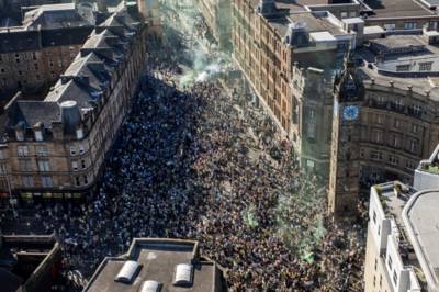 Police Scotland chief responds to Celtic title party ‘flashpoint’ that led to 20 arrests