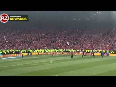 Aberdeen fans the moment they realised they’d won the Scottish Cup!