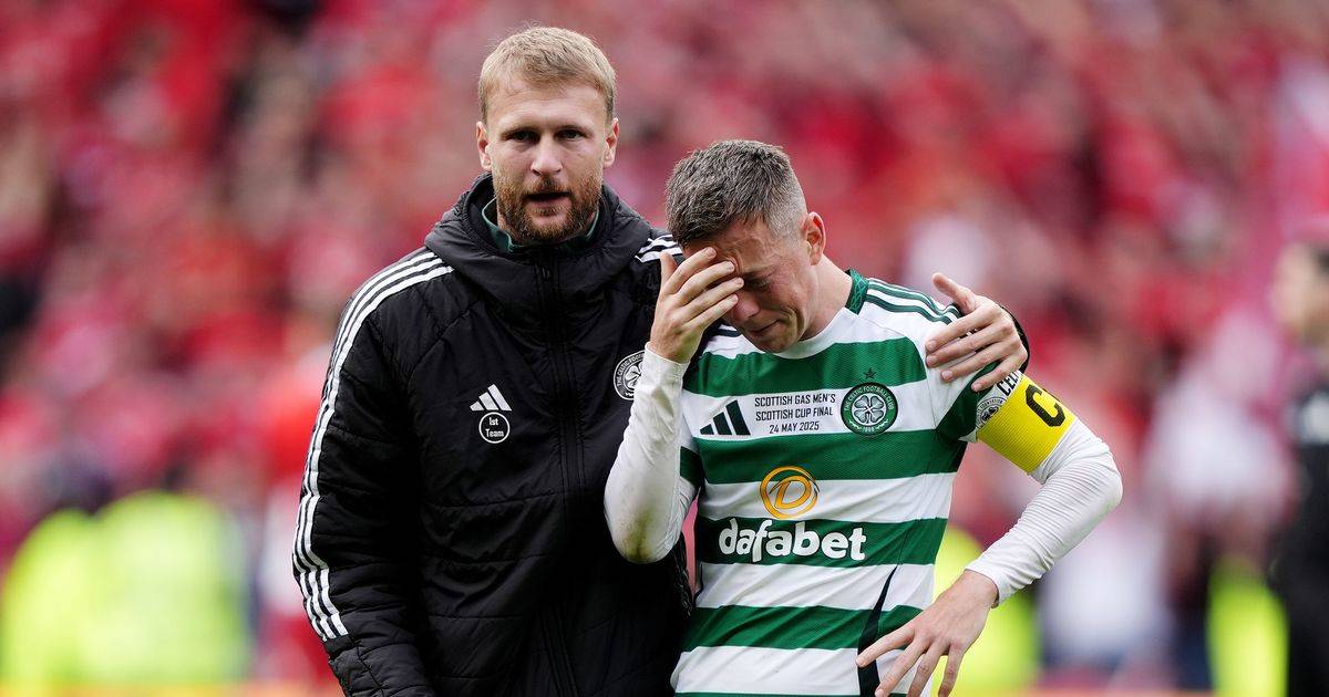 Distraught Celtic show their true colours with Aberdeen trophy move as Rodgers consoles his heartbroken leader