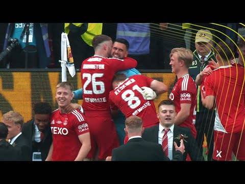 Full-time scenes | Wild celebrations as Aberdeen defeat Celtic in Scottish Cup Final