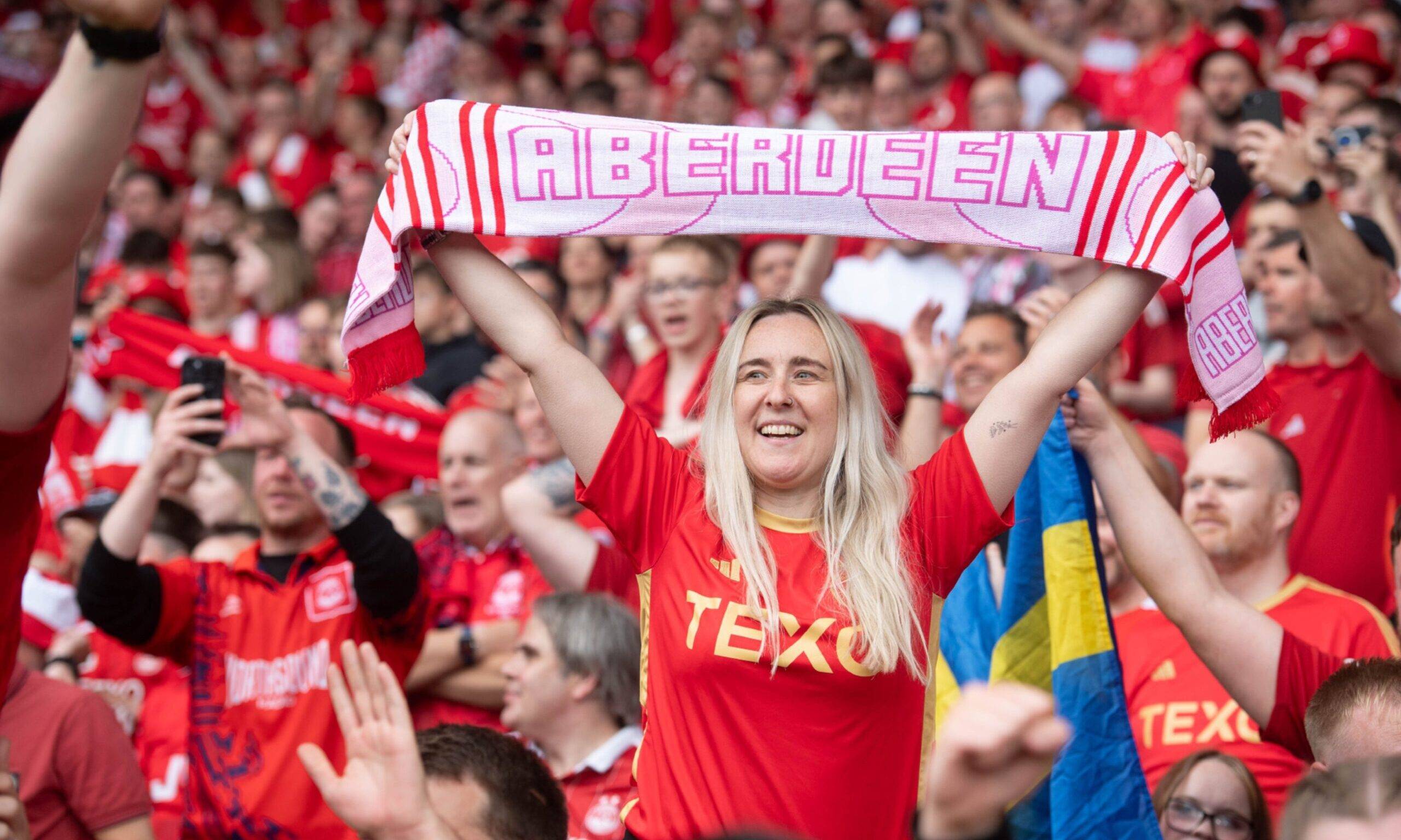 Gallery: Aberdeen fans celebrate dramatic Scottish Cup victory against Celtic